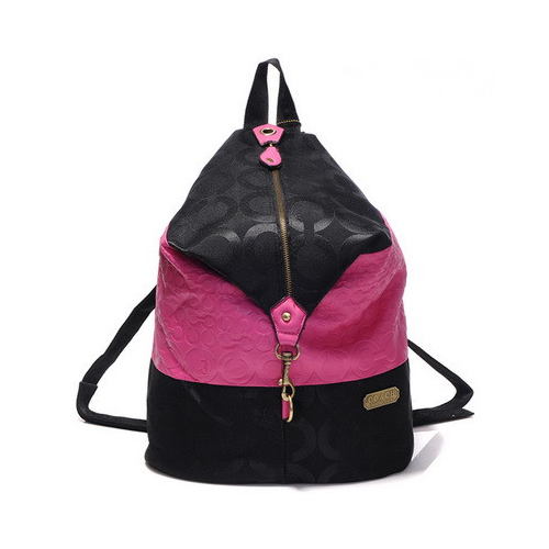 Coach In Monogram Medium Pink Backpacks DHG | Women